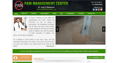 Desktop Screenshot of chandigarhpainclinic.com